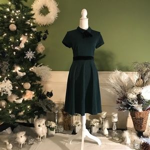 Green Retro 50’s Peter Pan Collar style dress
